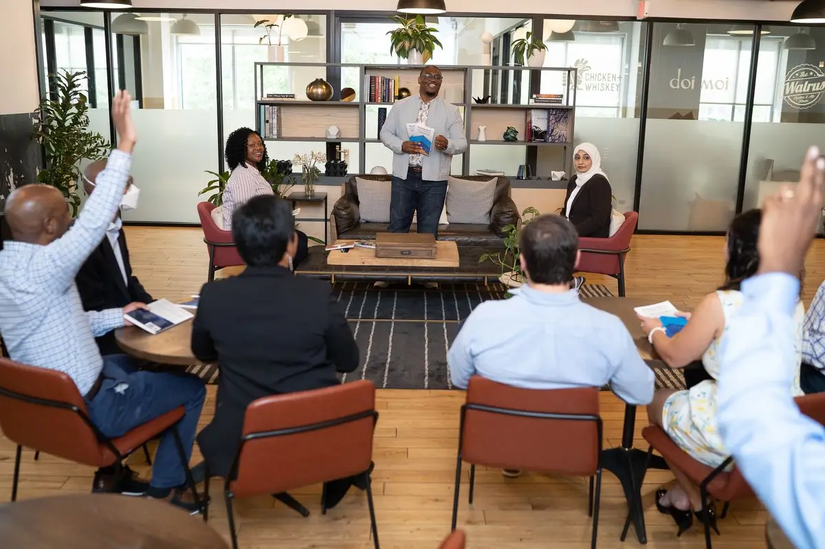 Interactive leadership session with audience participation